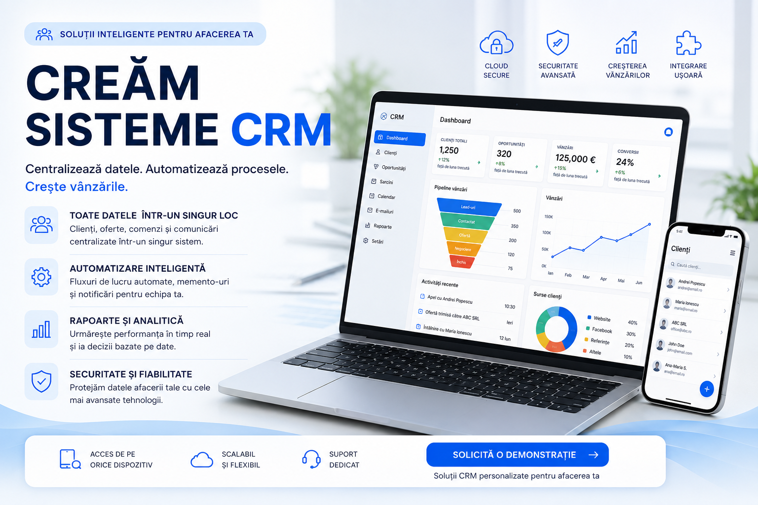 Implementare sistem CRM în Moldova
