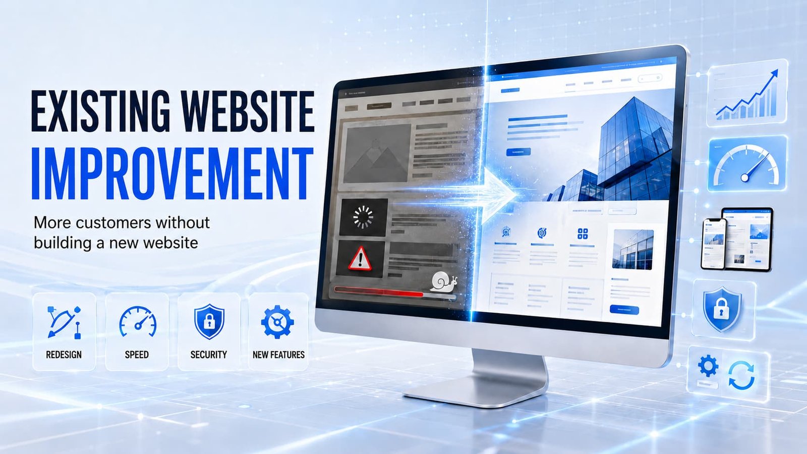 Existing website improvement and modernization